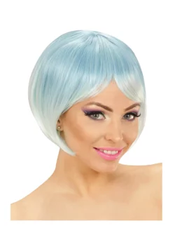 Perruque Femme Two-Tone Bleu-turquoise