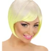 Perruque Femme Two-Tone Violet-jaune Fluo -Halloween Soldes perruque femme two tone violet jaune fluo mw 135362 1