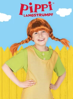 Perruque Fifi Brindacier Pour Enfant -Halloween Soldes perruque fifi brindacier pour enfant 131050 15