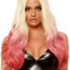 Perruque Two-Tone Blond-rose 2 Perruque Two-Tone Blond-rose -Halloween Soldes perruque two tone blond rose mw 137140 1