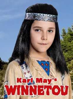 Perruque Winnetou Pour Enfants -Halloween Soldes perruque winnetou pour enfants 137599 15