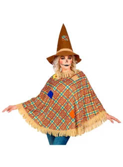Poncho D'épouvantail -Halloween Soldes poncho depouvantail 134858 2