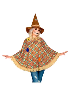 Poncho D'épouvantail -Halloween Soldes poncho depouvantail 134858 3