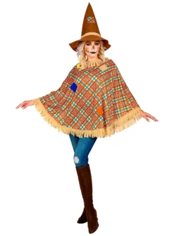 Poncho D'épouvantail -Halloween Soldes poncho depouvantail 134858 4