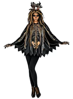 Poncho Vaudou -Halloween Soldes poncho vaudou 134856 5