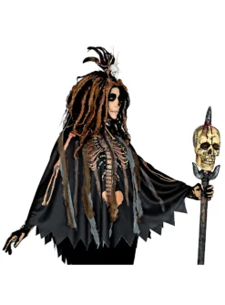 Poncho Vaudou -Halloween Soldes poncho vaudou 134856 6