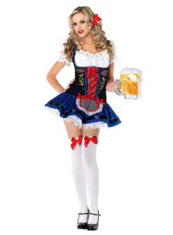 Robe Bavaroise à Fleurs Sexy Déguisement