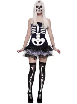 Halloween Soldes 37 Robe Squelette De Bande Dessinée