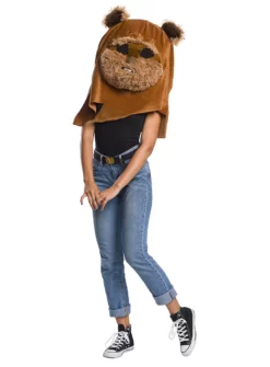 Star Wars Ewok Masque En Peluche XXL -Halloween Soldes star wars ewok masque en peluche xxl mw 139657 2