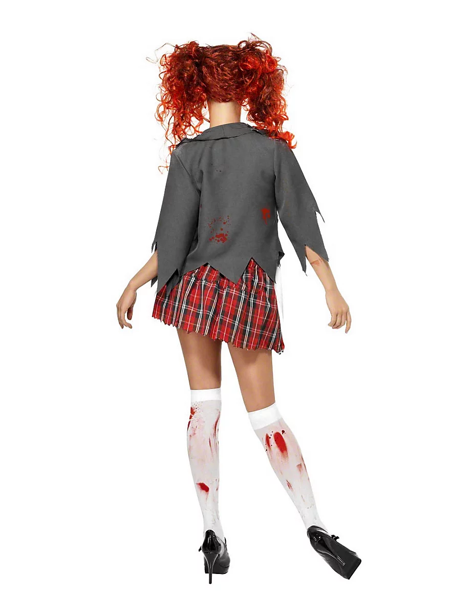 Zombie écolière Déguisement 4 Zombie écolière Déguisement – Image 2
